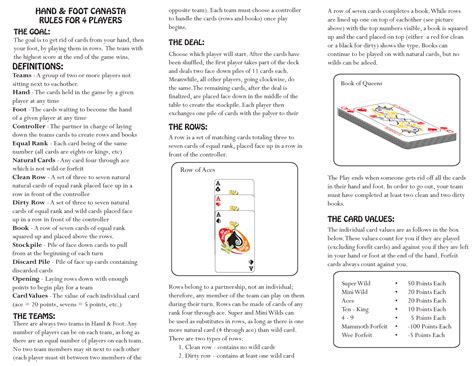 Metzker Book Of Card Game Rules 2023.
